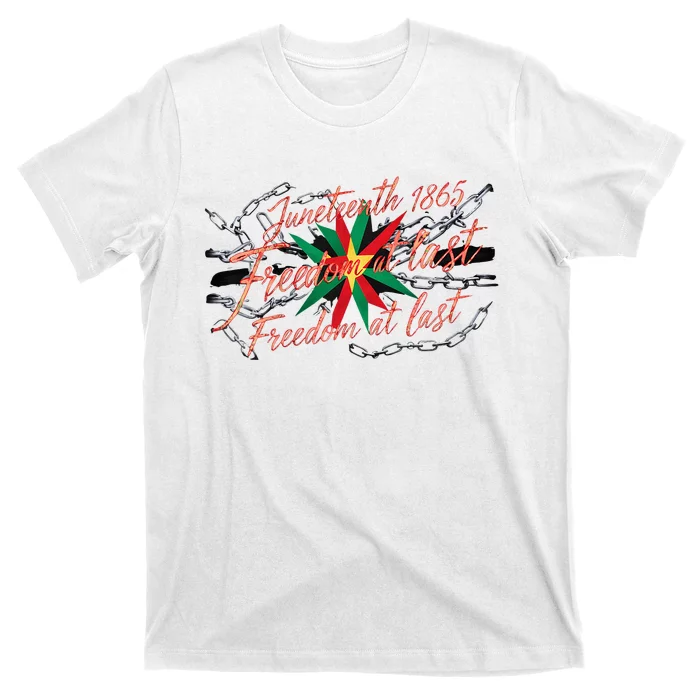 Juneteenth Celebrating Black Power Freedom 1865 Triumph T-Shirt