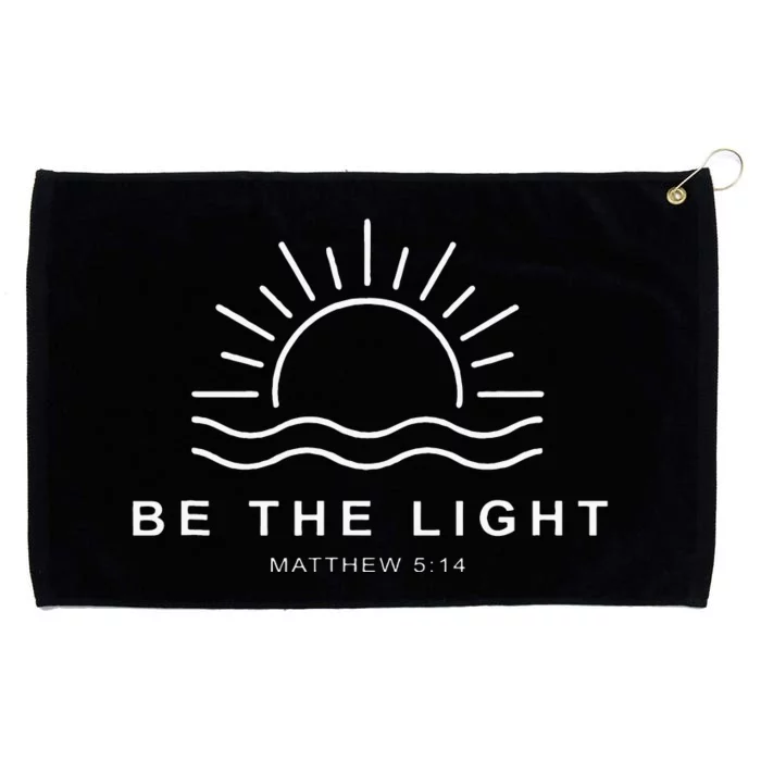 Jesus Christian Be The Light Faith Religious Grommeted Golf Towel