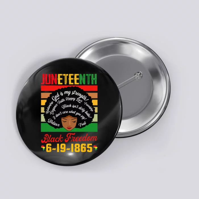 Juneteenth Celebrations Black Freedom Juneteenth 1965 Button