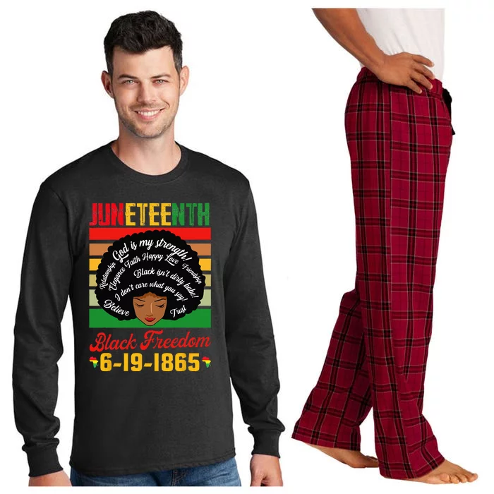 Juneteenth Celebrations Black Freedom Juneteenth 1965 Long Sleeve Pajama Set