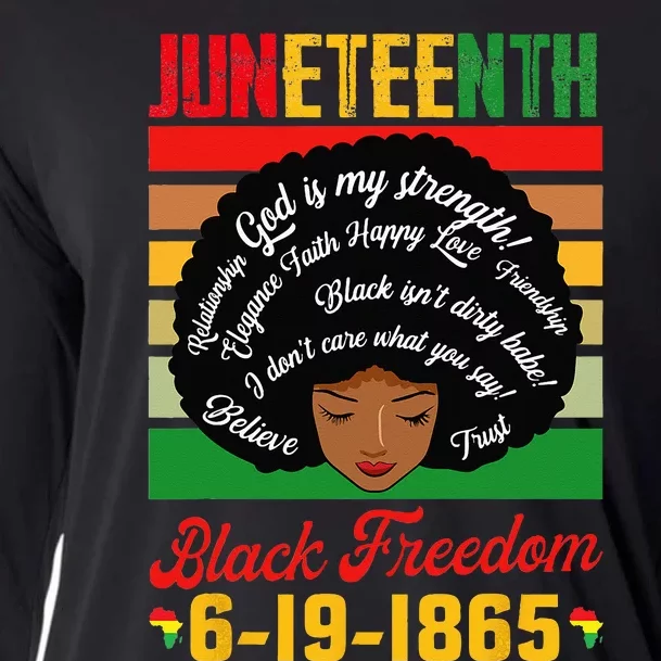 Juneteenth Celebrations Black Freedom Juneteenth 1965 Cooling Performance Long Sleeve Crew