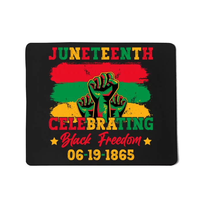 Juneteenth Celebrating Black Freedom 1865 African American Mousepad