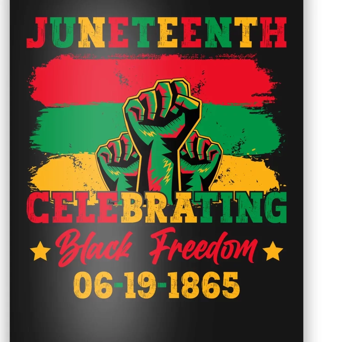 Juneteenth Celebrating Black Freedom 1865 African American Poster