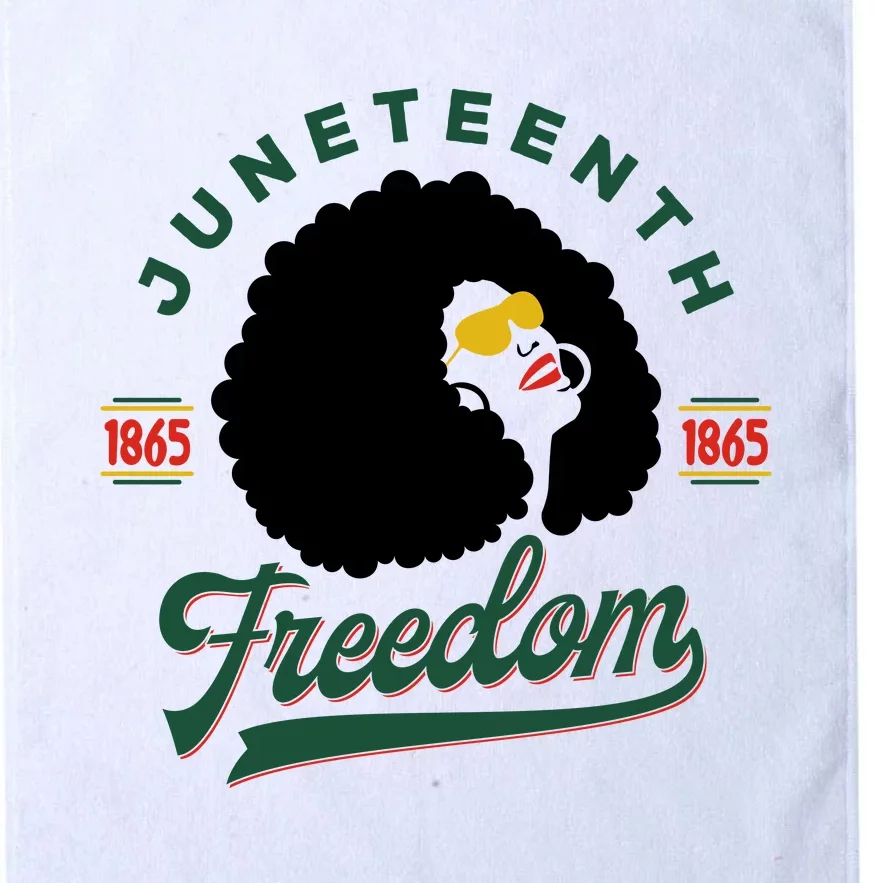 Juneteenth Celebrating Black Freedom 1865 African American Platinum Collection Golf Towel