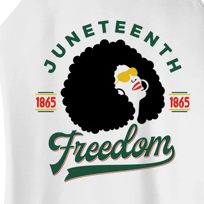 Juneteenth Celebrating Black Freedom 1865 African American Women’s Perfect Tri Rocker Tank