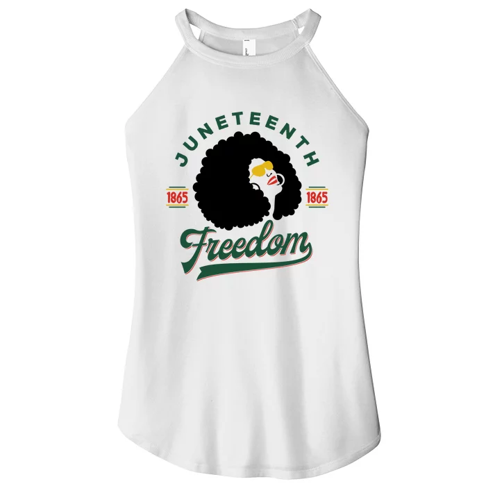 Juneteenth Celebrating Black Freedom 1865 African American Women’s Perfect Tri Rocker Tank