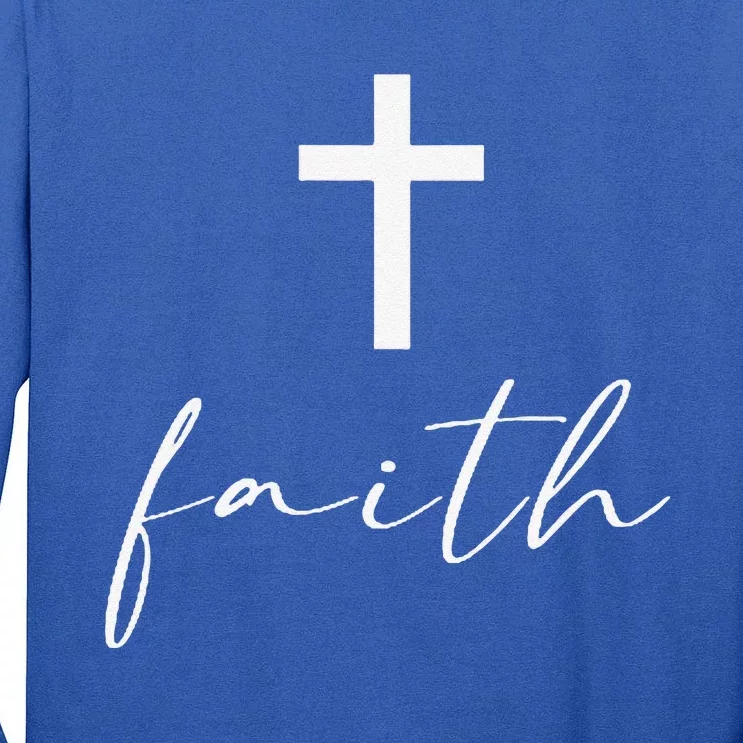 Jesus Christian Bible Verse Faith Gifts Tall Long Sleeve T-Shirt