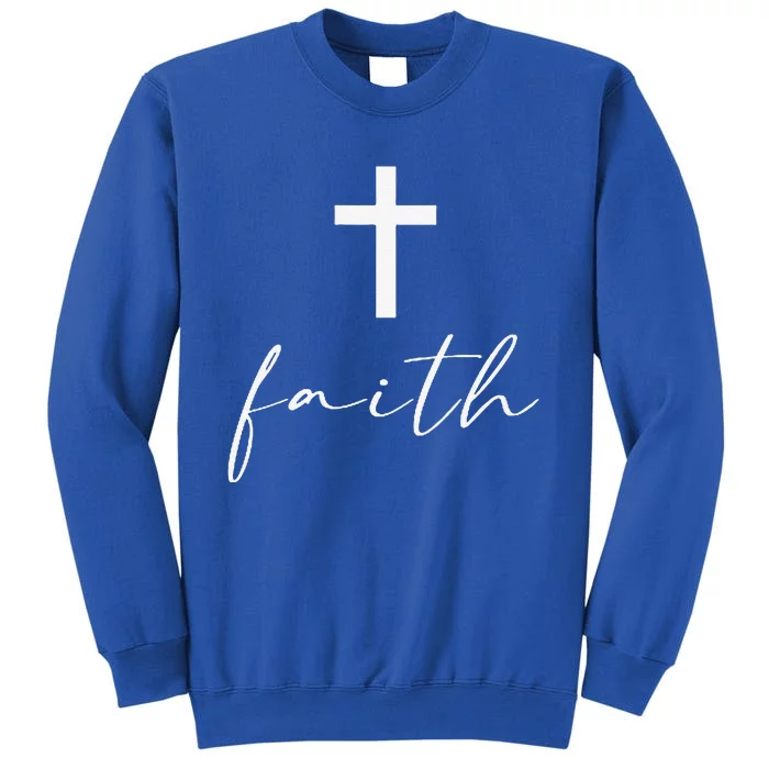 Jesus Christian Bible Verse Faith Gifts Tall Sweatshirt