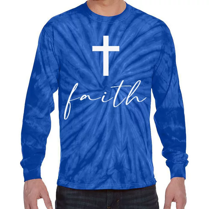 Jesus Christian Bible Verse Faith Gifts Tie-Dye Long Sleeve Shirt