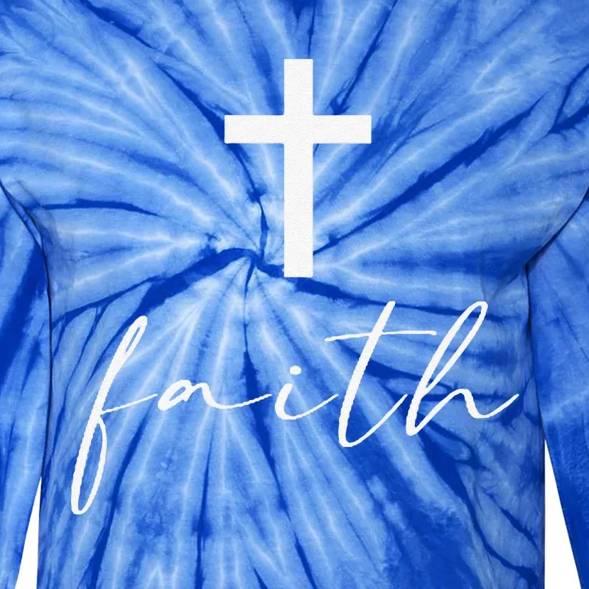 Jesus Christian Bible Verse Faith Gifts Tie-Dye Long Sleeve Shirt