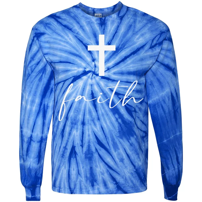 Jesus Christian Bible Verse Faith Gifts Tie-Dye Long Sleeve Shirt