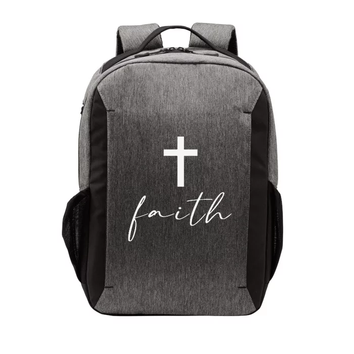 Jesus Christian Bible Verse Faith Gifts Vector Backpack