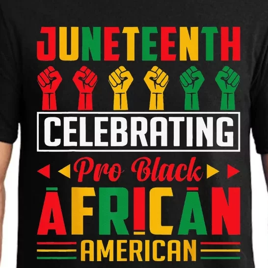 Juneteenth Celebrating Black Freedom 1865 African American Pajama Set