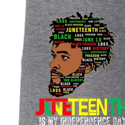 Juneteenth Celebrating Black Freedom African American 1865 Doggie 3-End Fleece Hoodie