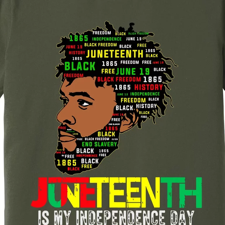 Juneteenth Celebrating Black Freedom African American 1865 Premium T-Shirt