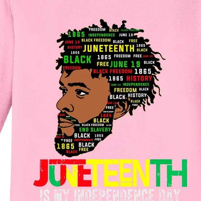 Juneteenth Celebrating Black Freedom African American 1865 Baby Long Sleeve Bodysuit