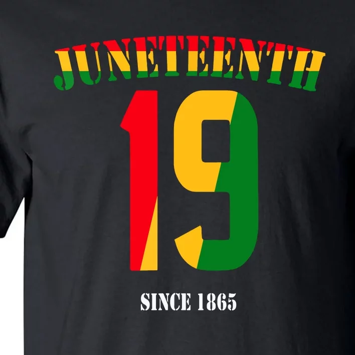 Juneteenth Cool Black History June 19 2024 Awesome Flag Tall T-Shirt