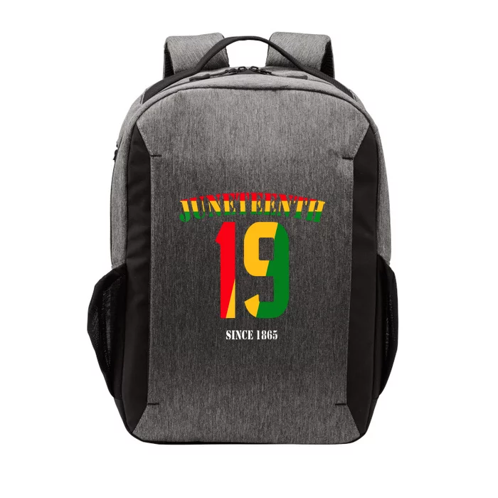 Juneteenth Cool Black History June 19 2024 Awesome Flag Vector Backpack