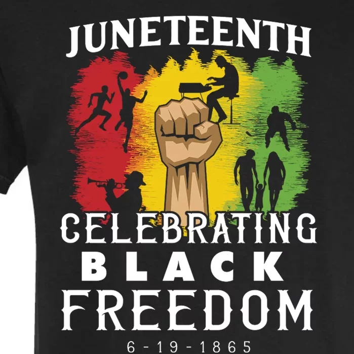 Juneteenth Celebrating Black Freedom 1865 Garment-Dyed Heavyweight T-Shirt