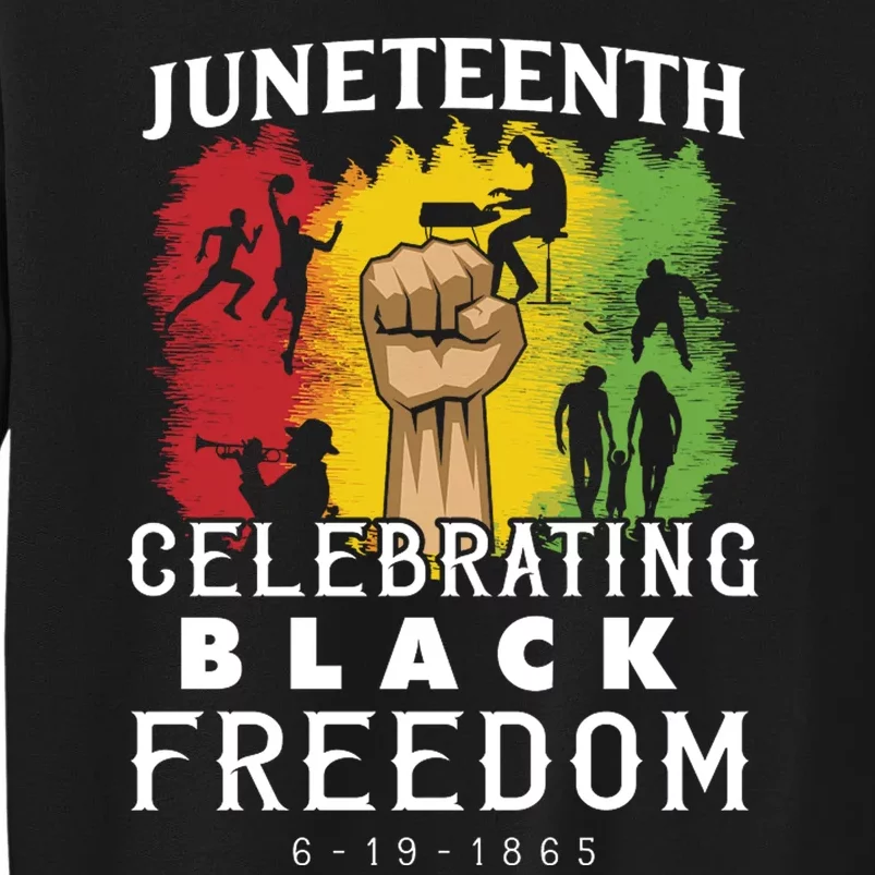 Juneteenth Celebrating Black Freedom 1865 Sweatshirt