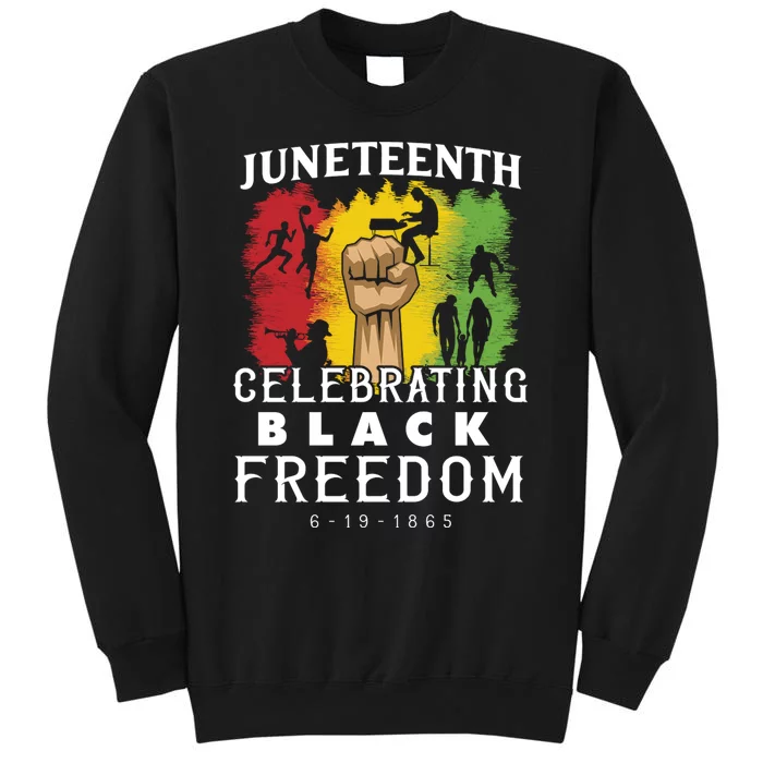 Juneteenth Celebrating Black Freedom 1865 Sweatshirt