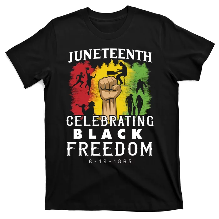 Juneteenth Celebrating Black Freedom 1865 T-Shirt