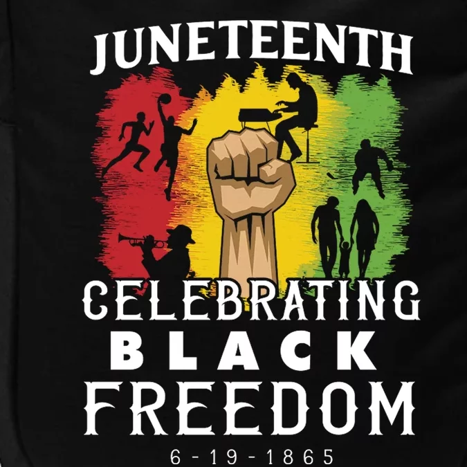 Juneteenth Celebrating Black Freedom 1865 Impact Tech Backpack