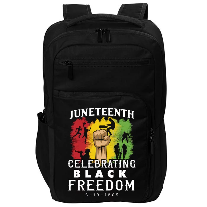 Juneteenth Celebrating Black Freedom 1865 Impact Tech Backpack