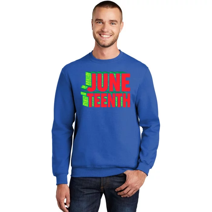 Juneteenth Celebrate Black Slave Freedom Gift Sweatshirt