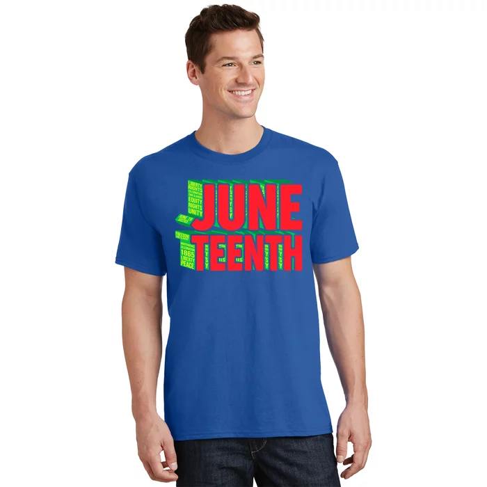 Juneteenth Celebrate Black Slave Freedom Gift T-Shirt