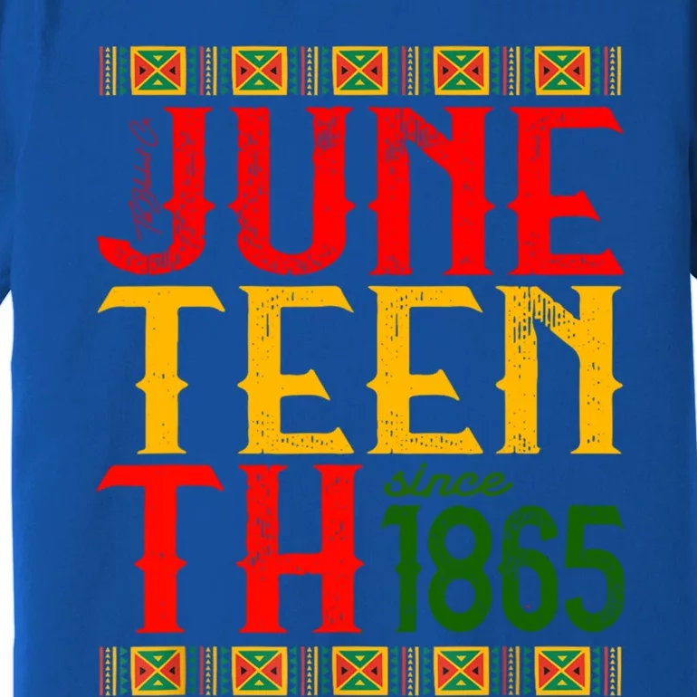 Junenth Celebrate Breaking Every Chain Since 1865 Gift Premium T-Shirt