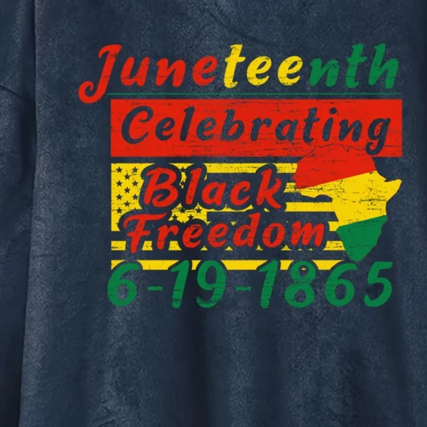 Junenth Celebrating Black Freedom 6191865 Junenth Gift Hooded Wearable Blanket