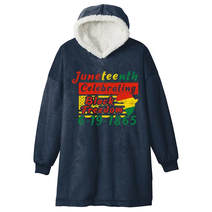 Junenth Celebrating Black Freedom 6191865 Junenth Gift Hooded Wearable Blanket