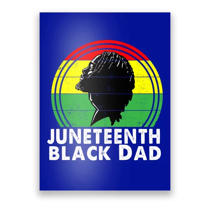 Junenth Celebrate Black King FatherS Day Gift Poster