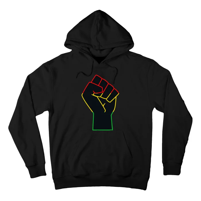 Juneteenth Celebrates Black African American Freedom Fist Hoodie