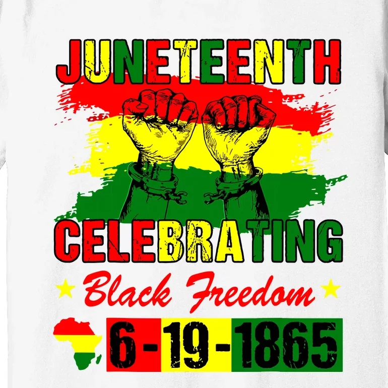 Juneteenth Celebrating Black Freedom 1865 African American Premium T-Shirt