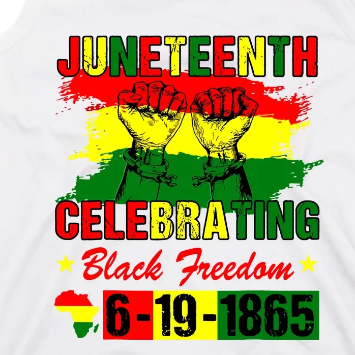 Juneteenth Celebrating Black Freedom 1865 African American Tank Top