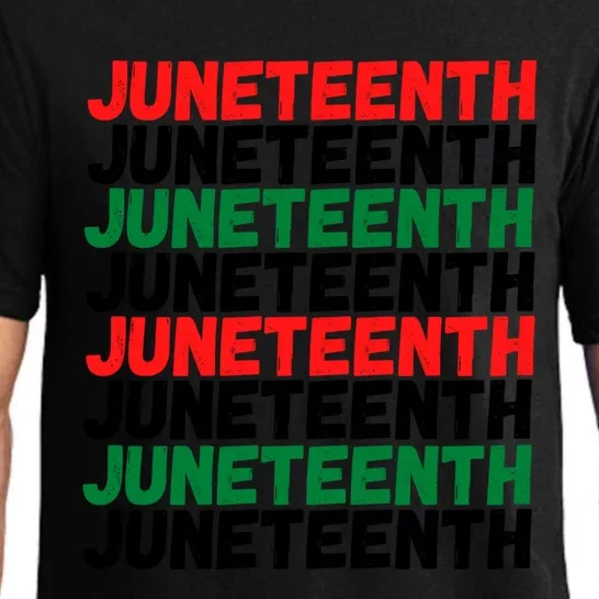 Juneteenth Celebrate Black Slave Freedom Dad Mom Funny Gift Pajama Set