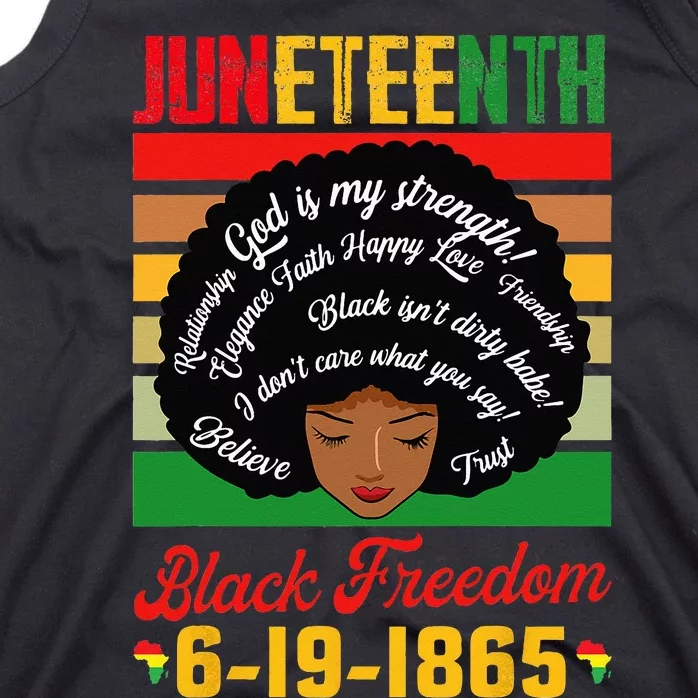 Juneteenth Celebrations Black Freedom Juneteenth 1965 Tank Top