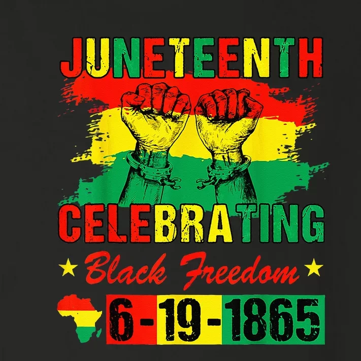 Juneteenth Celebrating Black Freedom 1865 African American Toddler Long Sleeve Shirt