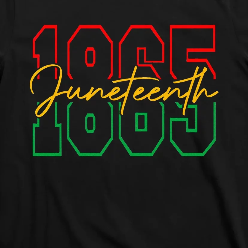 Juneteenth Celebrate Black Freedom 1865 History Month T-Shirt