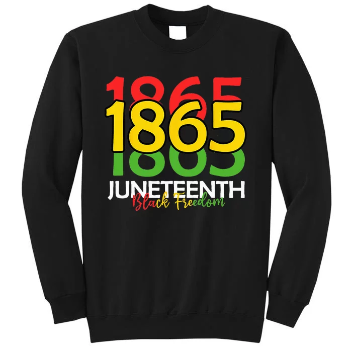 Juneteenth Celebrating Black Freedom 1865 Sweatshirt