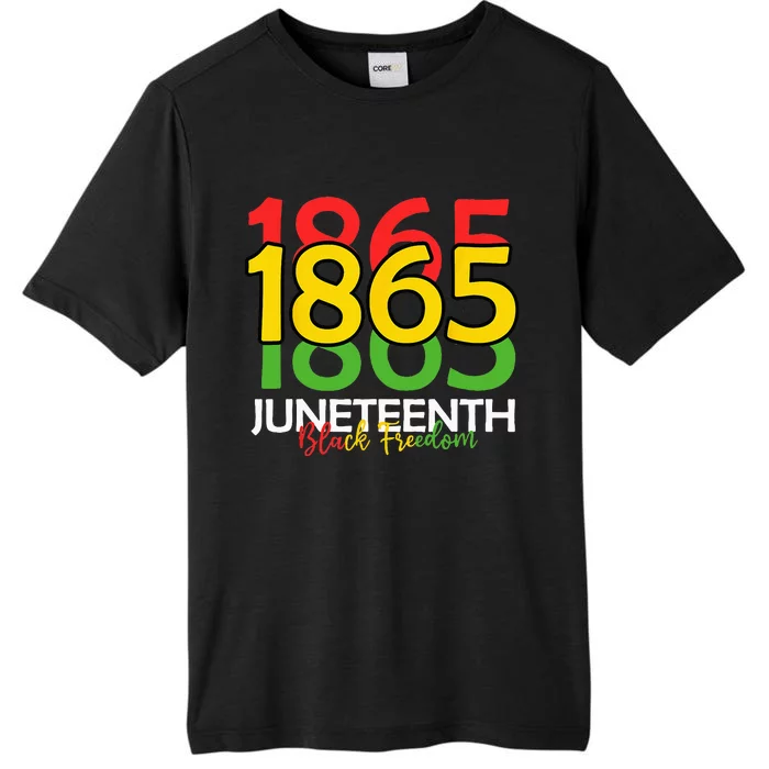 Juneteenth Celebrating Black Freedom 1865 ChromaSoft Performance T-Shirt