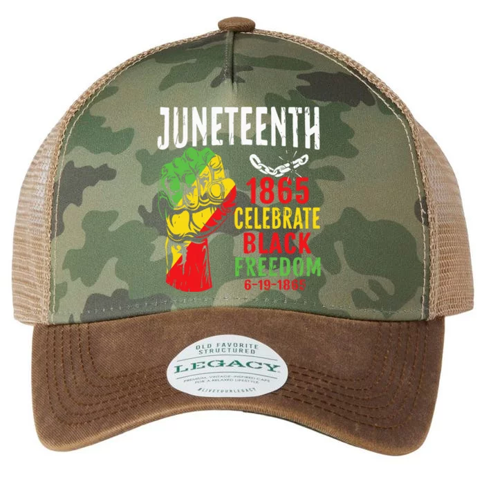 Juneteenth Celebrate Black Freedom Juneteenth African Legacy Tie Dye Trucker Hat