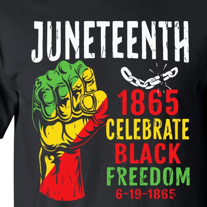 Juneteenth Celebrate Black Freedom Juneteenth African Tall T-Shirt