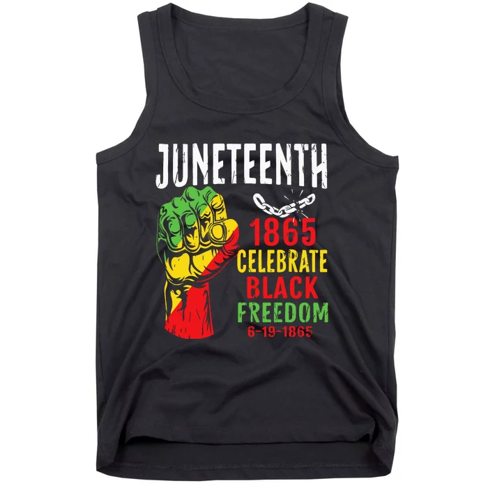 Juneteenth Celebrate Black Freedom Juneteenth African Tank Top