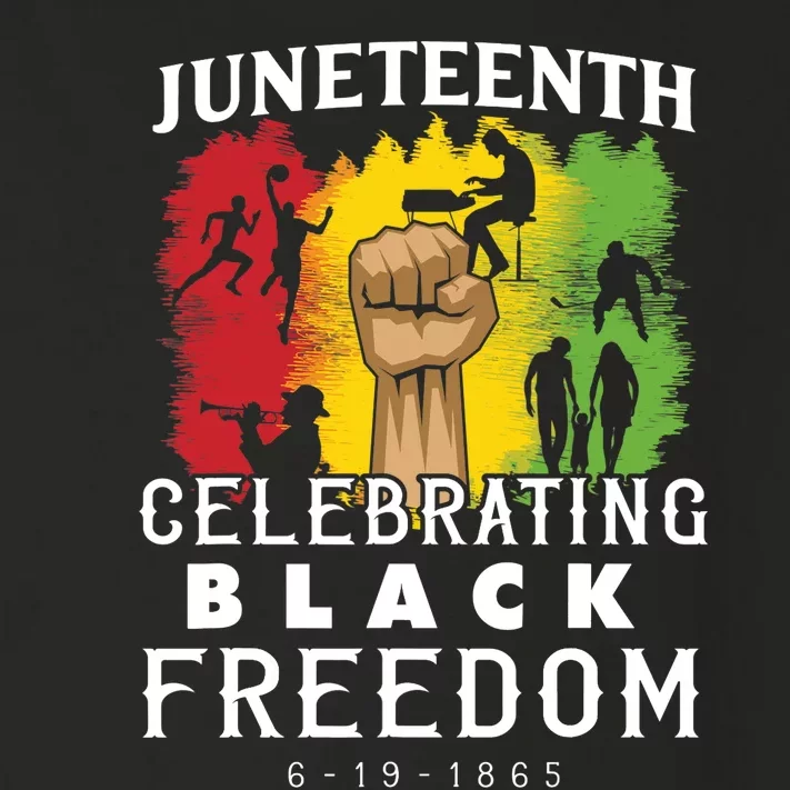 Juneteenth Celebrate Black Freedom Toddler Long Sleeve Shirt