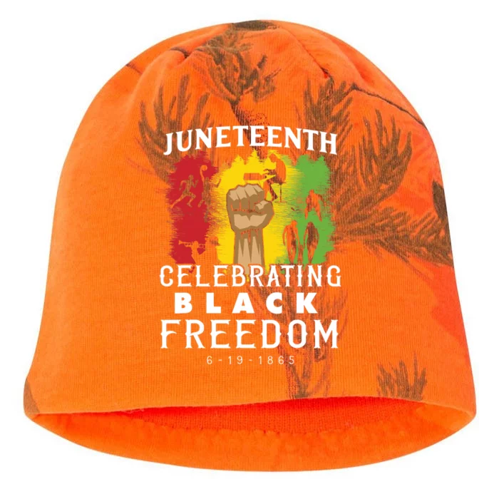 Juneteenth Celebrate Black Freedom Kati - Camo Knit Beanie