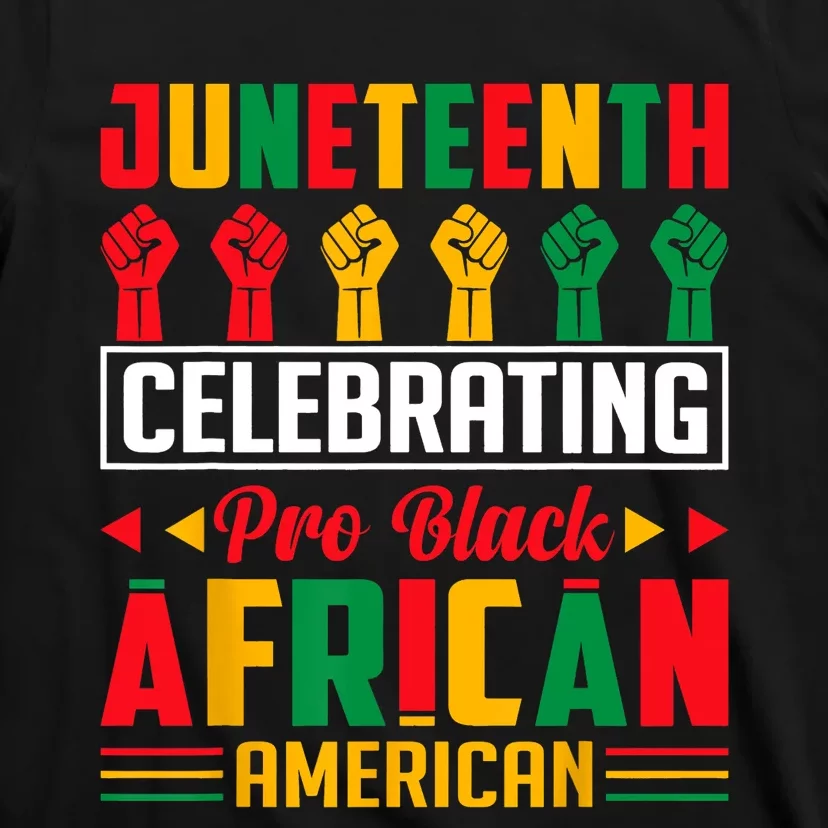 Juneteenth Celebrating Black Freedom 1865 African American T-Shirt