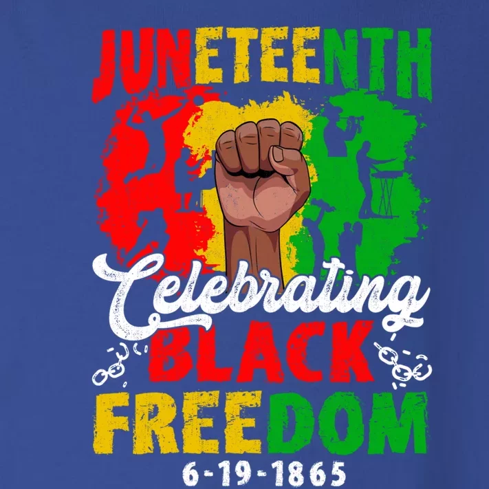 Juneteenth Celebrate Black Freedom Day Graphic Funny Gift Toddler Long Sleeve Shirt